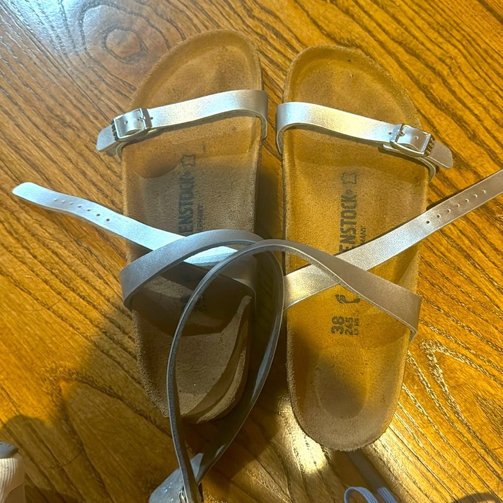 Birkenstocks ankle strap sandals